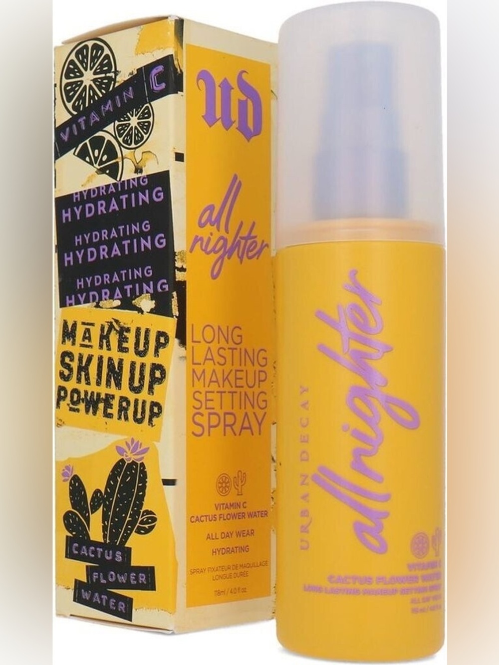 NIB Urban Decay All Nighter Vitamin C Setting Spray All Day Wear - Picture 2 of 7